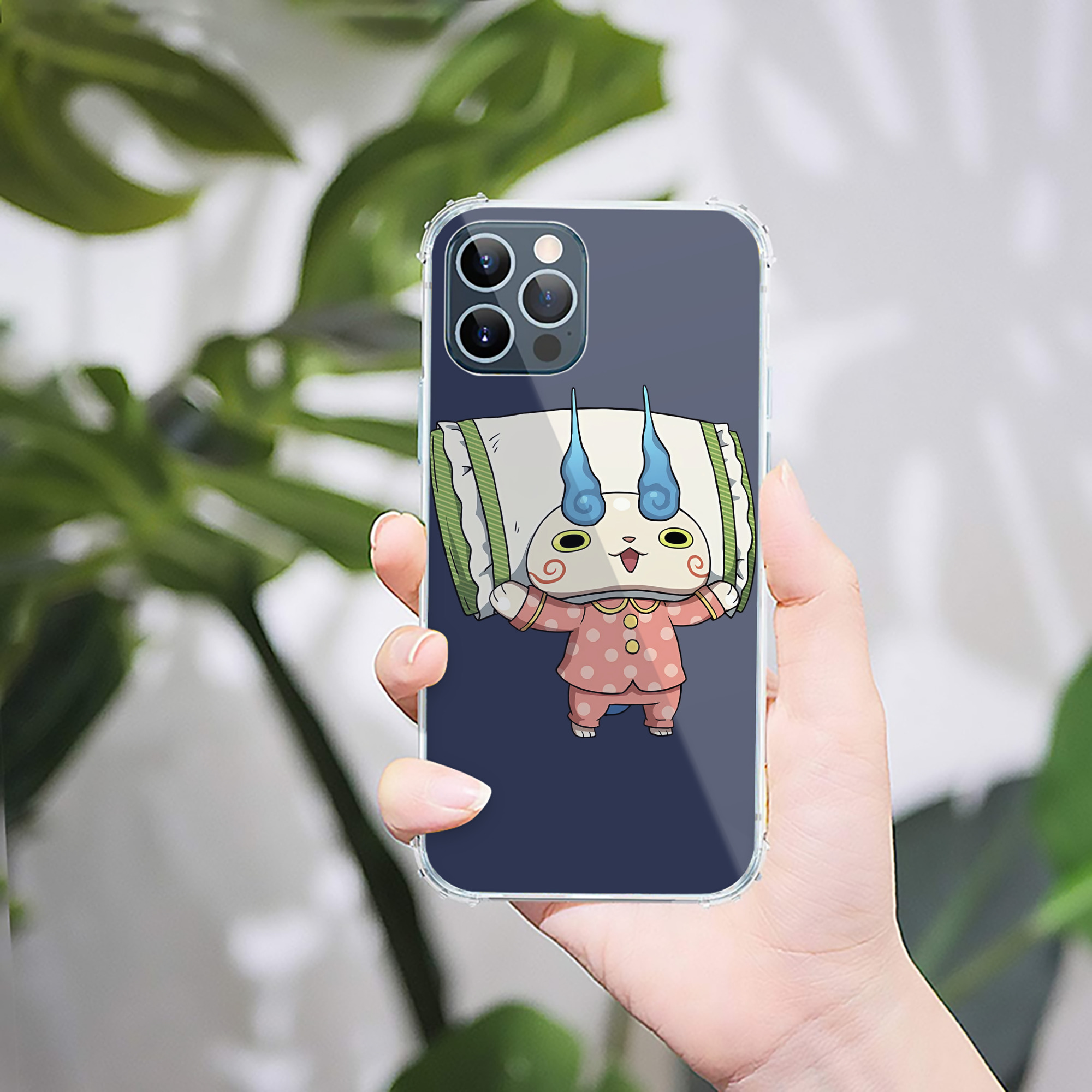（画像用） 妖怪ウォッチ Yo-kai Watch 【iPhone 12シリーズ対応】透明スマホケース（クリアソフトケース）